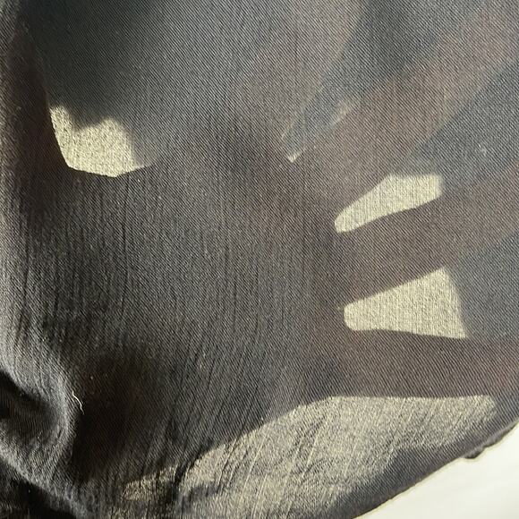 Free People Wind Willow Embroidered Navy Long Sleeve Mini Peasant Dress XS - Picture 12 of 12